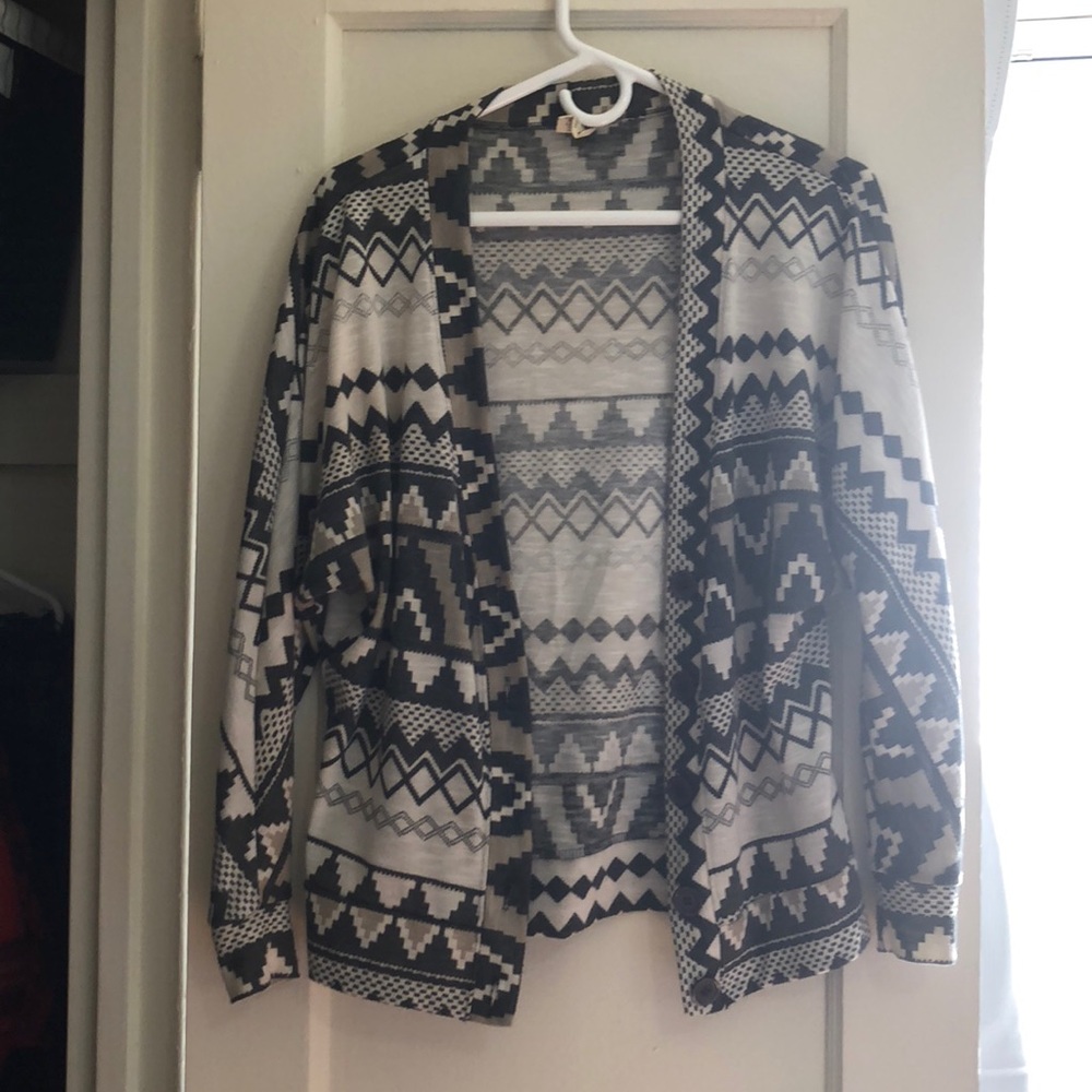 Gray cardigan from Tilly’s